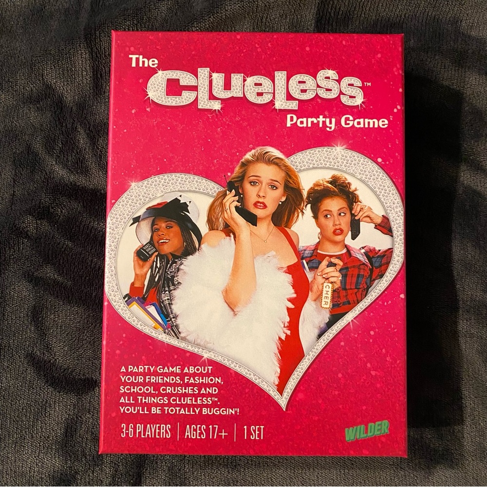 The Clueless Party Game - New in box -Ages 17+ - 3-6 Players Nostalgic Fun 2000s